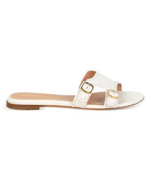 Santoni Didi Slippers Flat - Natural