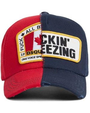 DSquared² Logo Baseball Cap - Red
