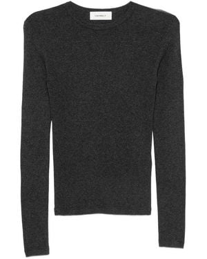 Lisa Yang Vivian Cotton And Cashmere T-Shirt - Black