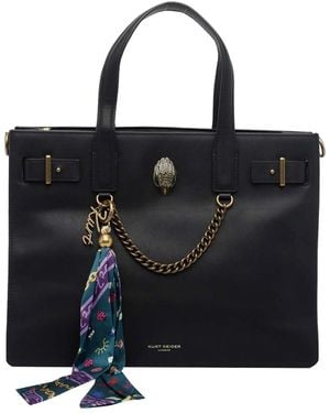 Kurt Geiger Logo Tote Bag - Black