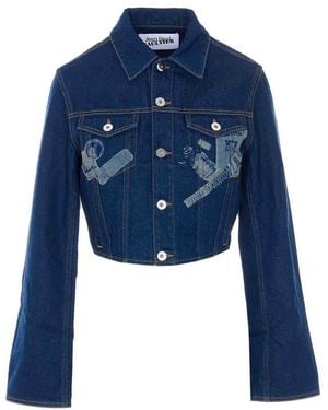 Jean Paul Gaultier Denim Jacket - Blue