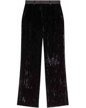 Paul Smith Stopiciated Velvet Trousers - Black