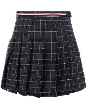 Thom Browne Minifalda - Gris