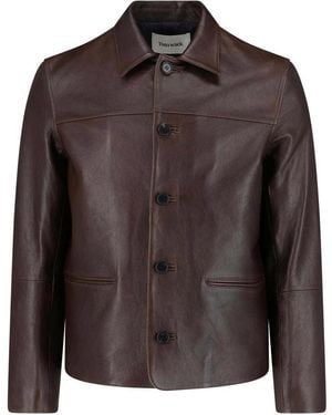 Tonywack Lambskin Jacket - Brown
