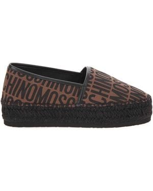Moschino Logo Espadrillas - Grey
