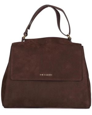 Orciani Sveva Medium Shoulder Bag - Brown