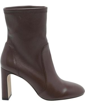 Stuart Weitzman Babette Pump Booties - Brown