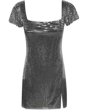 Self-Portrait Kurzes Kleid - Grau