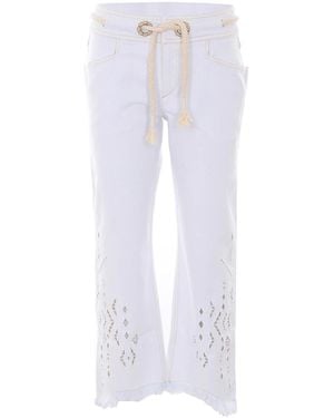 Isabel Marant Alison Denim Jeans - White
