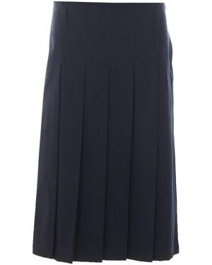 A.P.C. Plissee Skirt - Blue