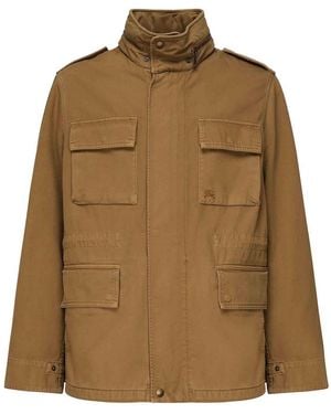 Burberry Cotton Twill Jacket - Brown