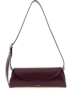 Jil Sander Cannolo Small Shoulder Bag - Purple