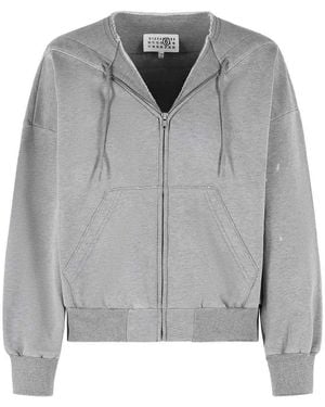 MM6 by Maison Margiela Cotton Sweatshirt - Grey