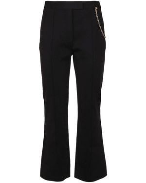 Givenchy Crop Flared Trousers - Black