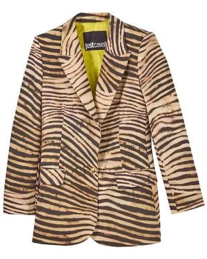 Just Cavalli Giacca Completo Cady Animalier - Multicolor
