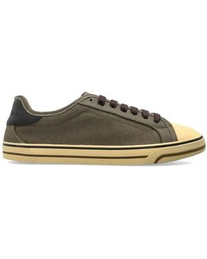 Dolce & Gabbana Sports Shoes With Logo - Green