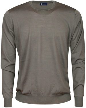 hindustrie Crewneck Ls Royal Merino - Grey