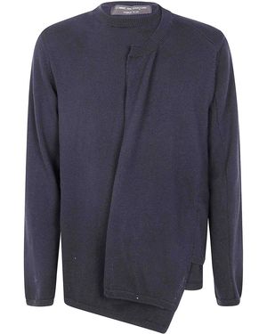 Comme Des Garcons Hommes Plus Asymetrical Shirt - Blue