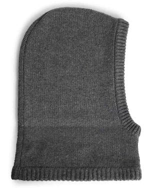 Lisa Yang Astri' Graphite Cashmere Balaclava - Grey