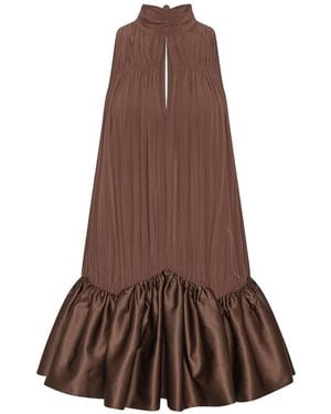 ROTATE BIRGER CHRISTENSEN Short Dress - Brown