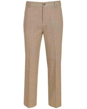 Golden Goose Tailored Trousers - Natural