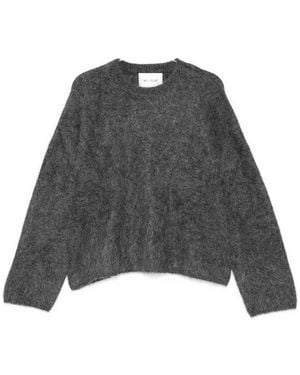 Soft Goat Rundhalspullover - Grau