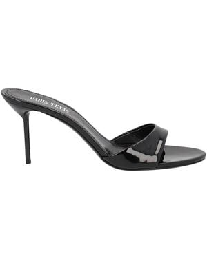 Paris Texas Lidia Calfskin Sandals - Black