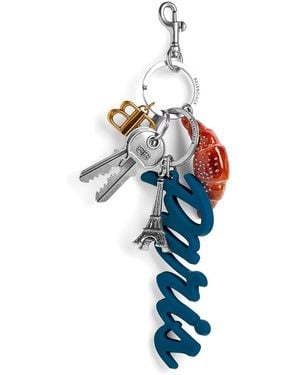 Balenciaga Tourist Paris Croissant Charm/Keychain - Blue
