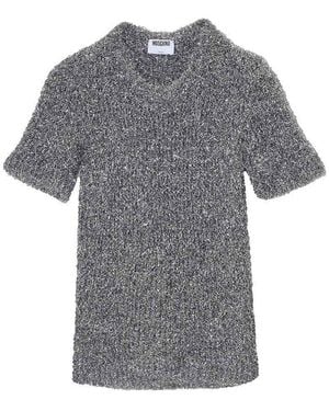 Moschino Holidays Short Sleeve Shirt - Gray