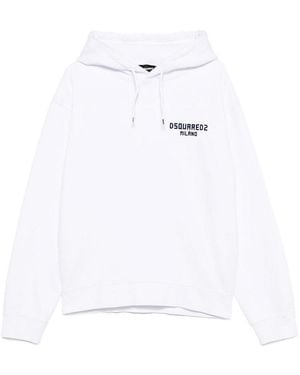 DSquared² Hoodie With Print - White
