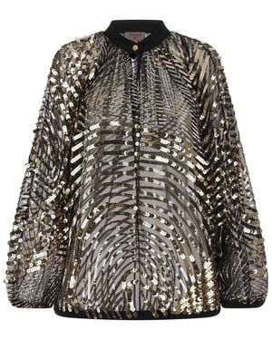 PUCCI 'Iride' Blouse - Black