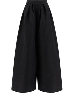 Carolina Herrera Palazzo Trousers - Black