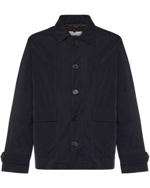 Amaranto Technical Fabric Jacket - Blue