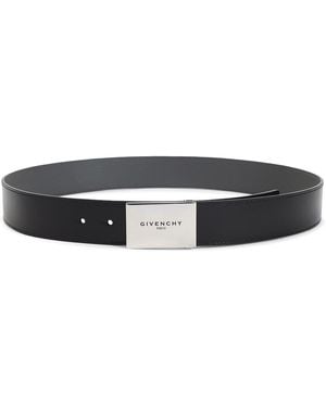 Givenchy Metal Plaque Belt - White