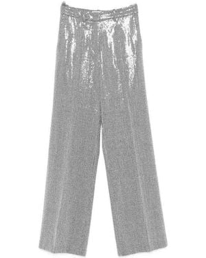 ERMANNO FIRENZE Sequined Pants - Gray