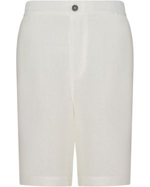 Franzese Collection Milky Bermuda Shorts - White