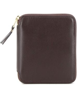 Comme des Garçons Zip-Around Wallet - Brown