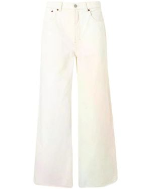 Ralph Lauren Woven-Wide Leg-Pants-3X1 Rigid - White