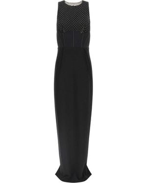 Elisabetta Franchi Carpet Dress - Black