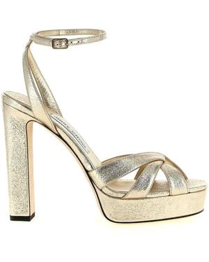 Jimmy Choo Kove' Sandals - Metallic