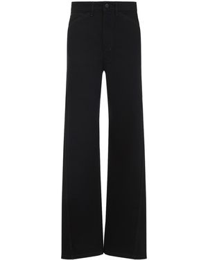 Lemaire Twisted Cotton Trousers - Black