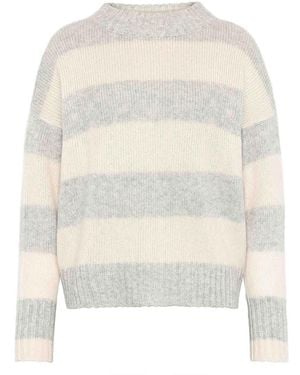 EMERSON RENALDI Oversized Striped Jumper - White