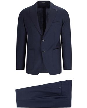 Tagliatore Single-Breasted Suit - Blue