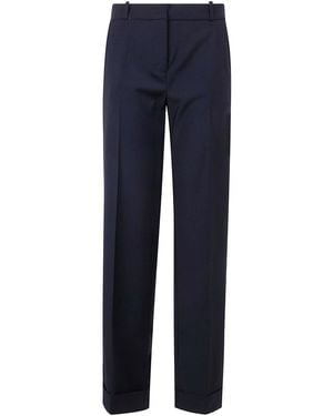 Kiltie Andrew Wide Leg Trousers - Blue