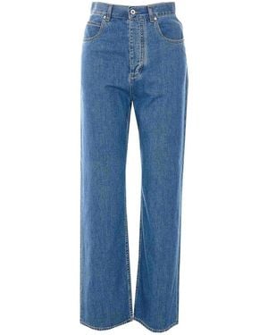 Bottega Veneta Wide Leg Jeans - Blue