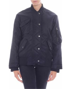 KENZO Tech Fabric Bomber Jacket - Blue