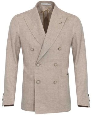 Tagliatore Double-Breasted Jacket - Gray