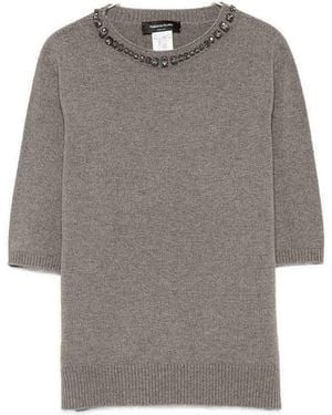 Fabiana Filippi Suéter Cuello Redondo - Gris