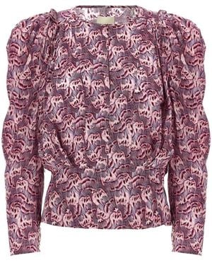 Isabel Marant Zarga Blouse - Purple