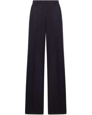 Dries Van Noten Tailored Wool Trousers - Blue